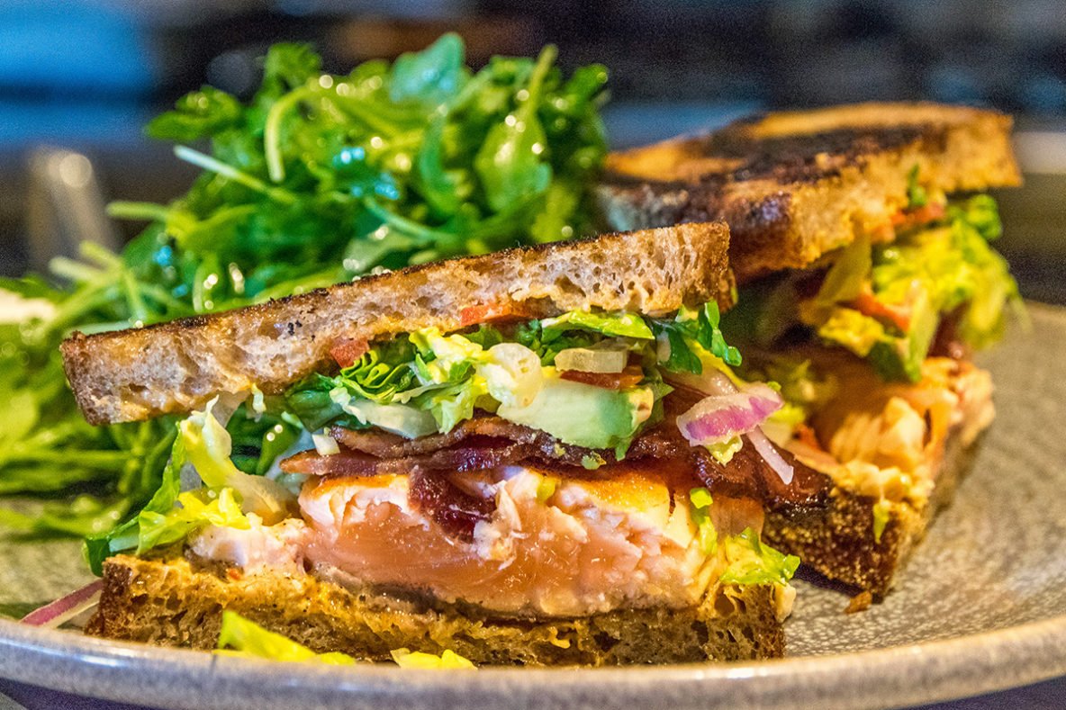 salmon sandwich