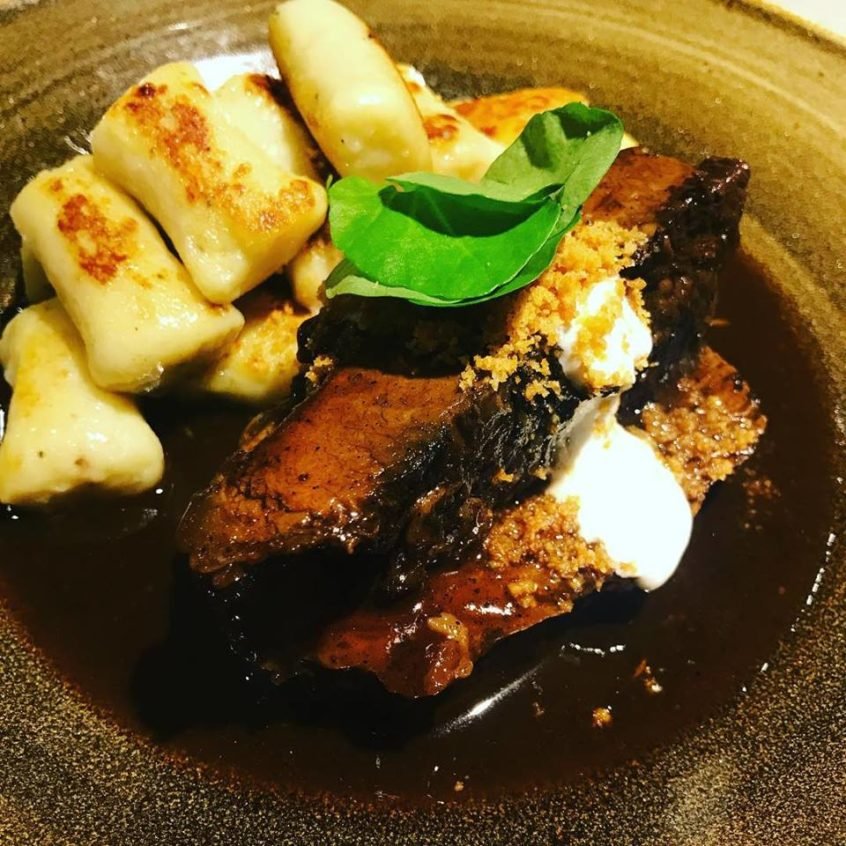 brisket with housemade gnocchi