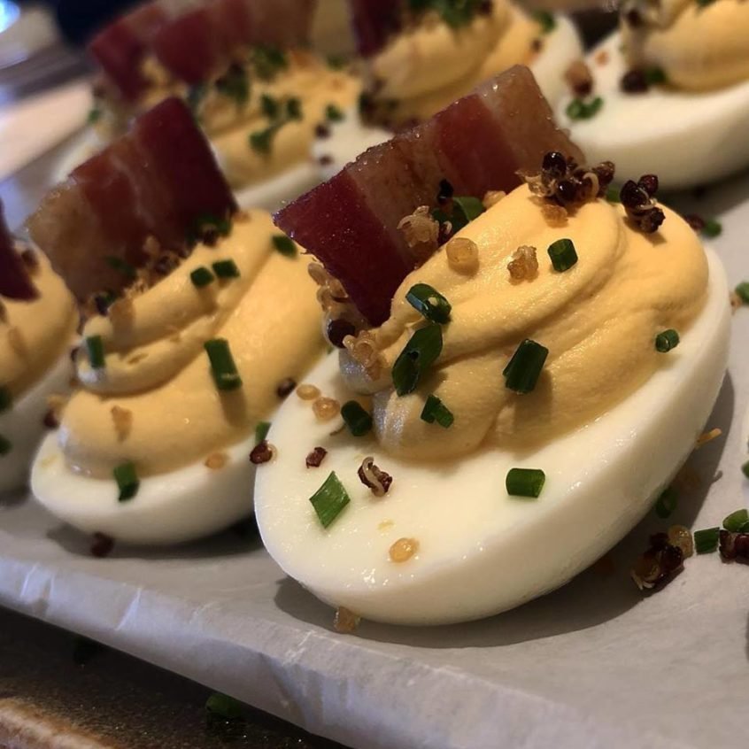 deviled eggs