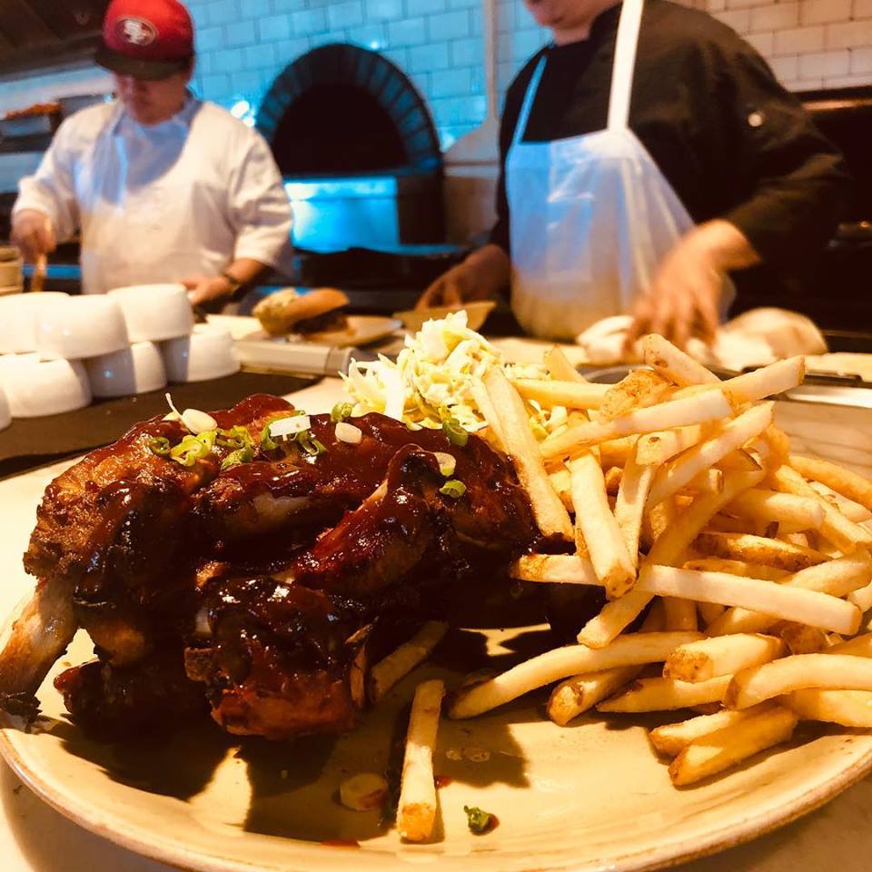 Ribs and fries